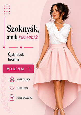 női szoknyák webshop elegáns mini szoknya AdryFashion