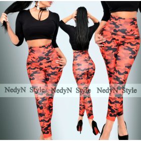 NedyN piros terepmintás női legging