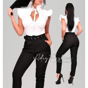   NedyN fehér színű csipke díszes nyakánál megkötős felső