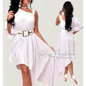 NedyN fehér aszimmetrikus női lepel ruha