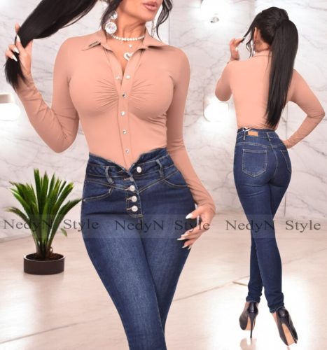 NedyN kávé barna színű Kata ing