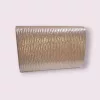 Rose Gold dombornyomott fényes retikül táska lánccal