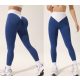 Kék fehér Fitness legging S es