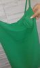 Brazil Zöld színű rózsa díszes  selyem trikó