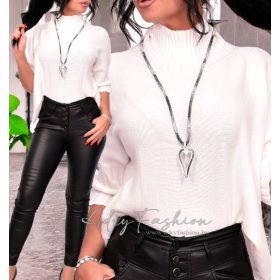   Grafit  színű enyhén kékes fényű szív medálos nyaklánc