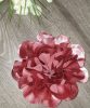 Sötét mályva színű nagy méretű rózsa bross