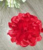 Piros színű nagy méretű rózsa bross
