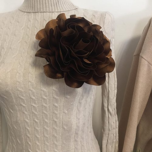 Bronz barna fényes bross