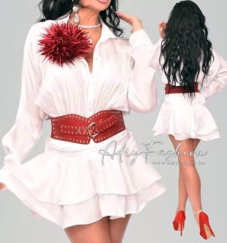 Bordó színű nagy méretű bross